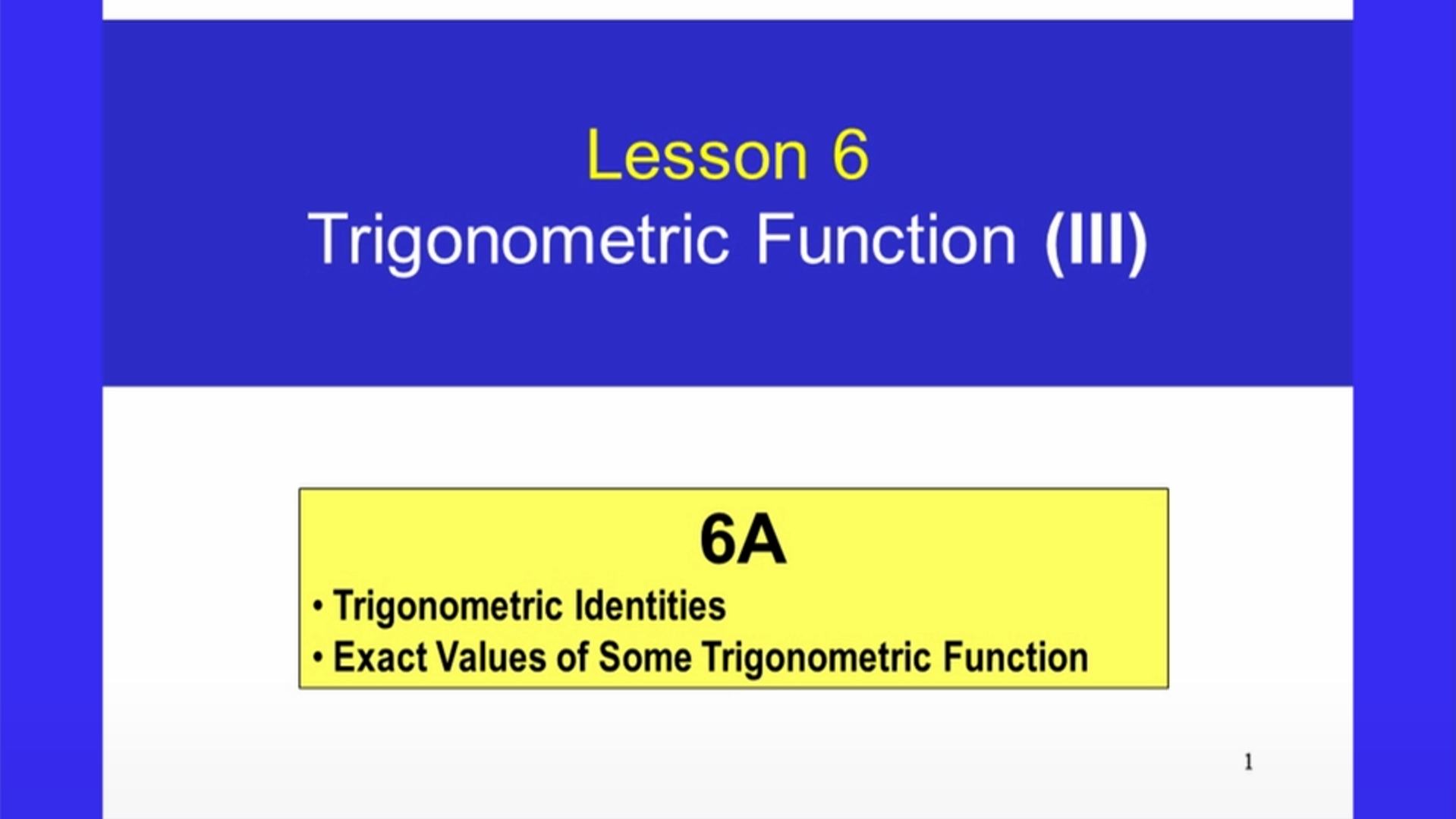 1-06_Trigonometric Function (III)