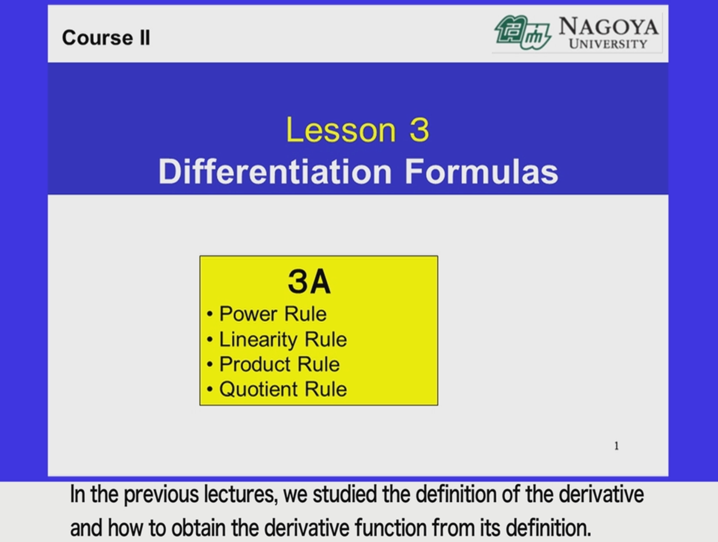 2-03_Differentiation Formulas